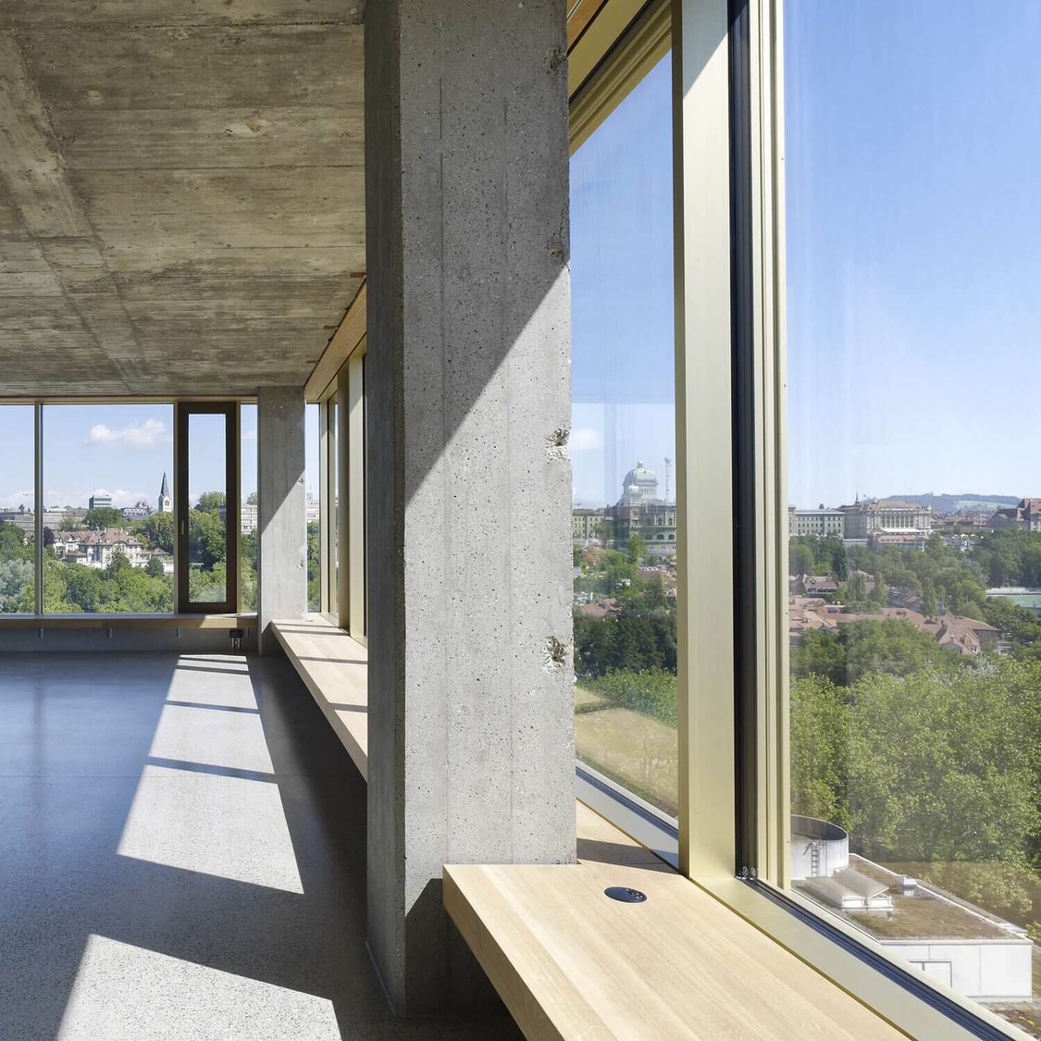 Brückenkopf West, Umnutzung Bürohaus in Wohnen, Bern