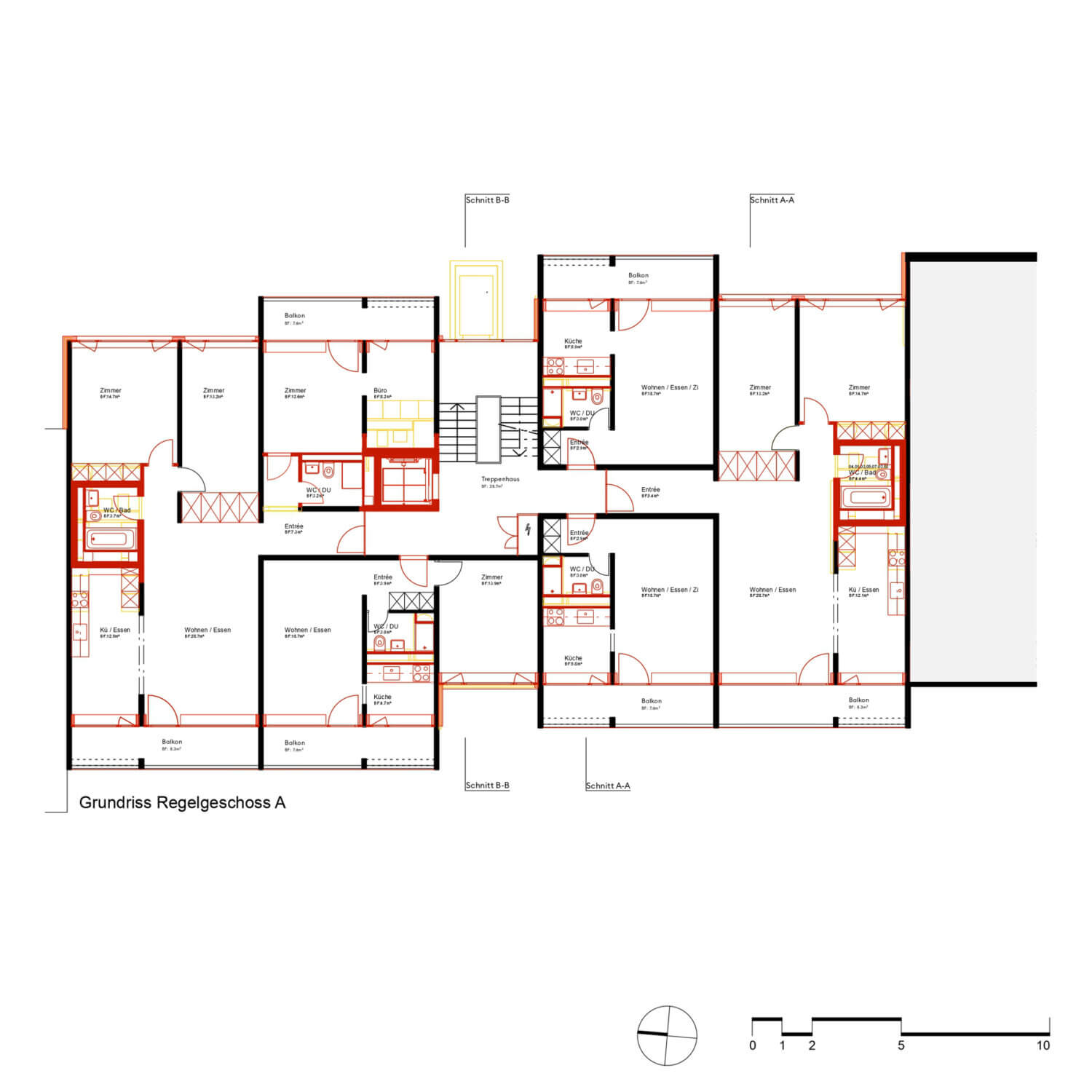 Erneuerung MFH Giacomettistrasse